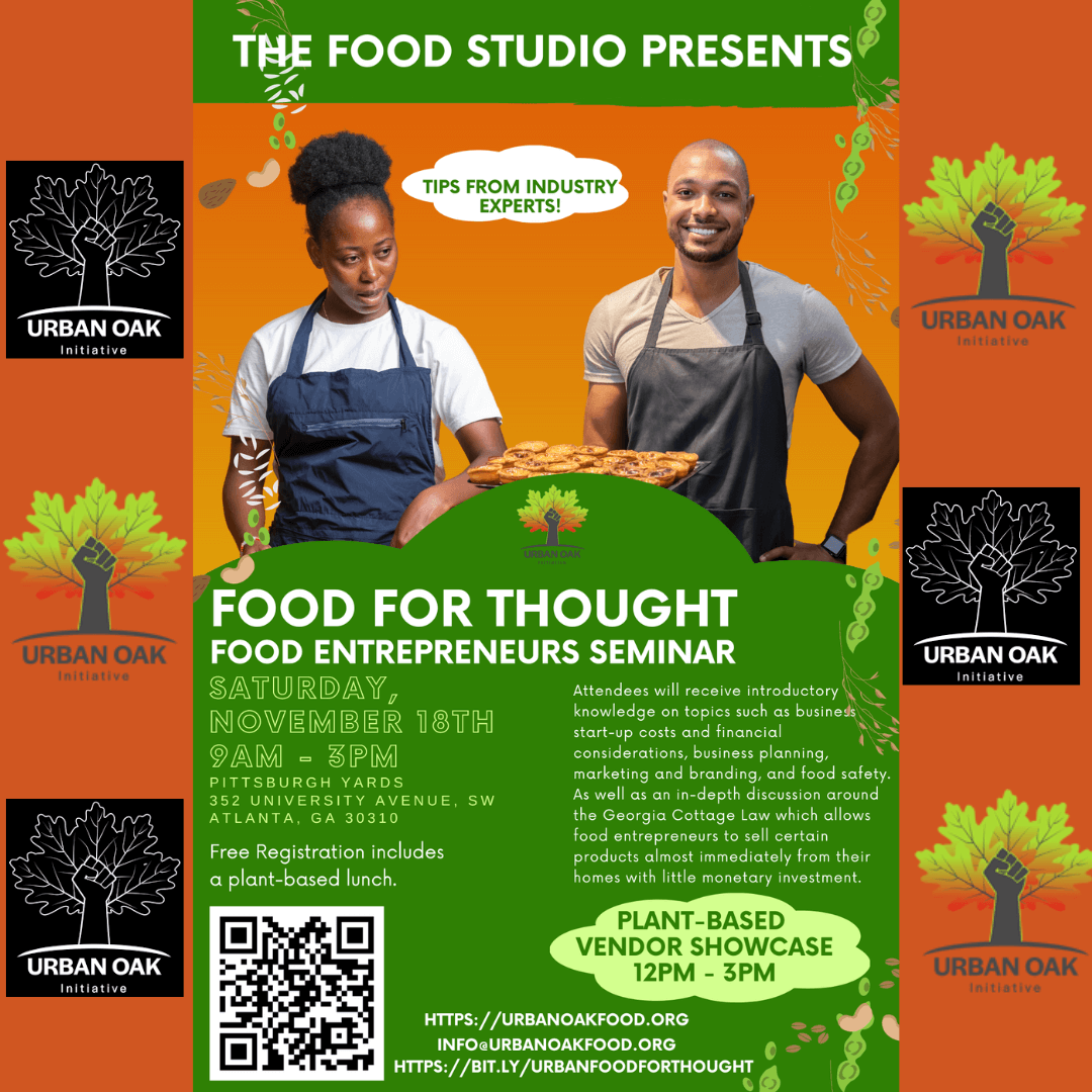 Urban Oak Initiative - Food for Thought, the Food Entrepreneurs Seminar at The Food Studio from Urban Oak Initiative at Pittsburgh Yards.